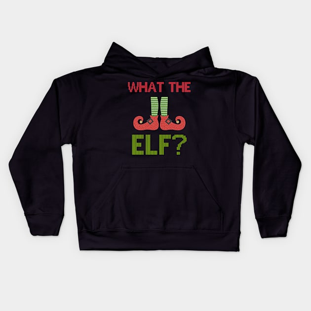 Christmas Elf Kids Hoodie by rasta000